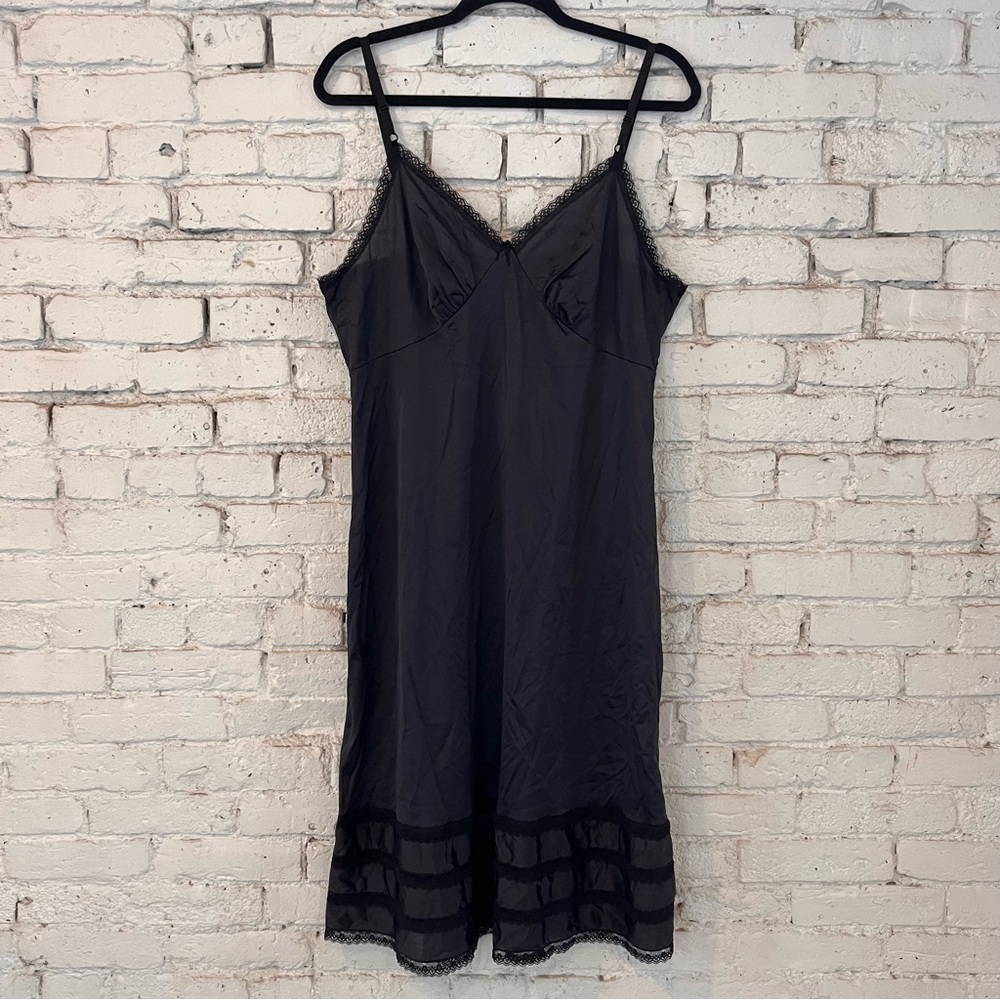 Vintage 80s Nylon Slip Chemise Negligee